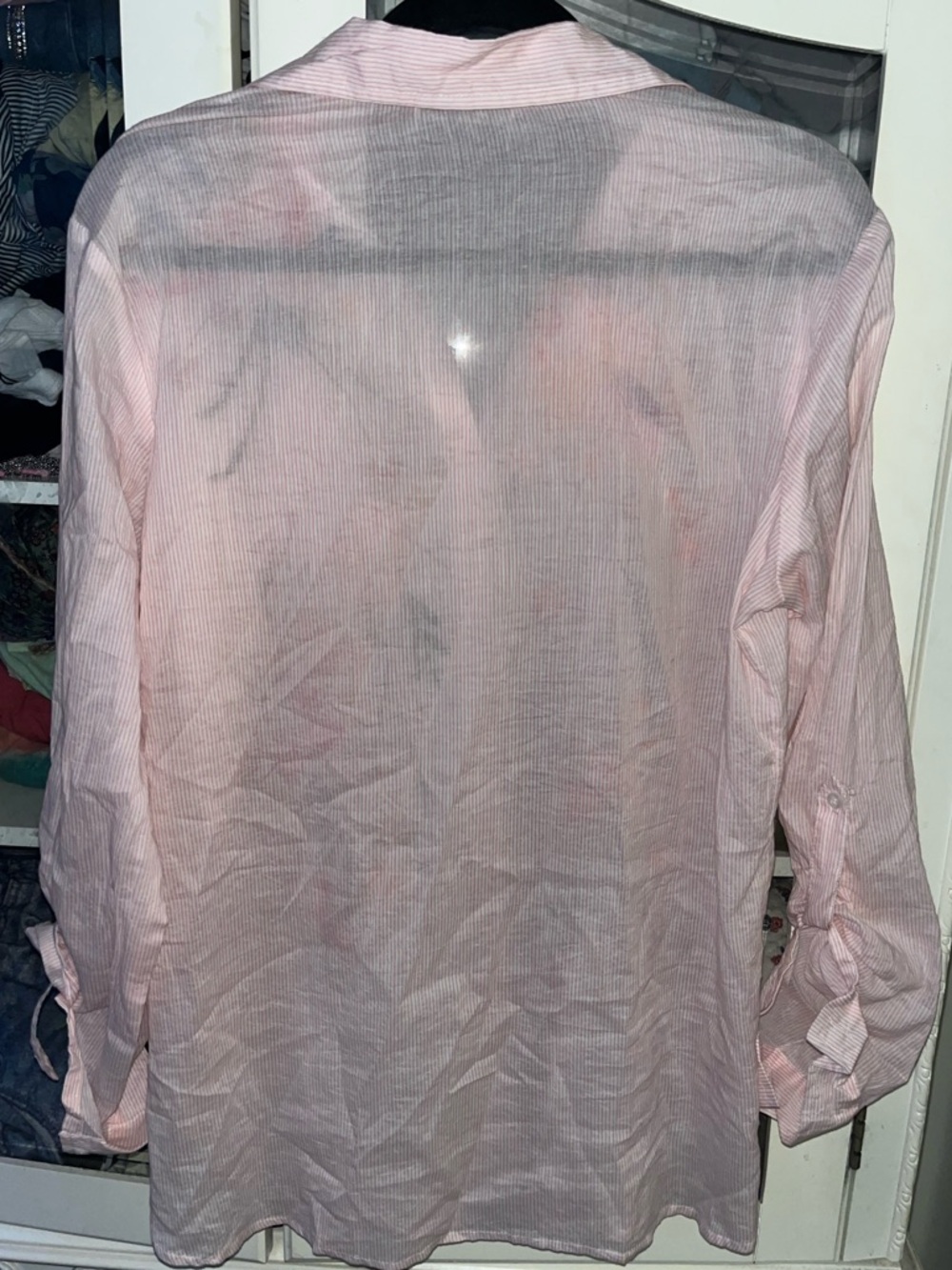🌺NWOT size LG boutique brand Vintage Goa  Embroidered Floral Button Down Shirt - Picture 2 of 5